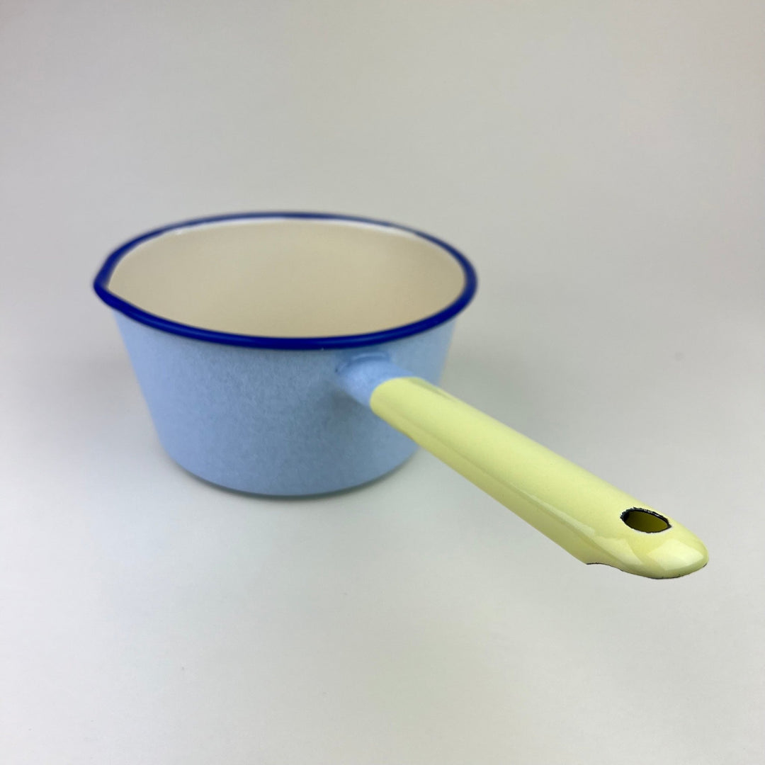 Enamel Saucepan - Speckled Blue - Community Cutlery
