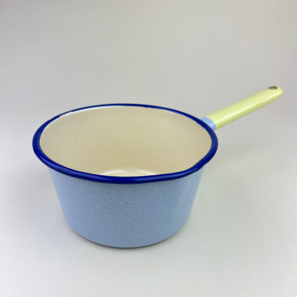 Enamel Saucepan - Speckled Blue - Community Cutlery