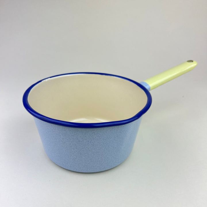 Enamel Saucepan - Speckled Blue - Community Cutlery