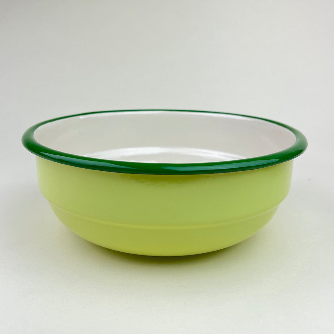 Enamel Serving Bowl - Pastel Green - Community Cutlery