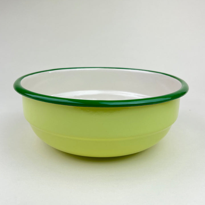 Enamel Serving Bowl - Pastel Green - Community Cutlery