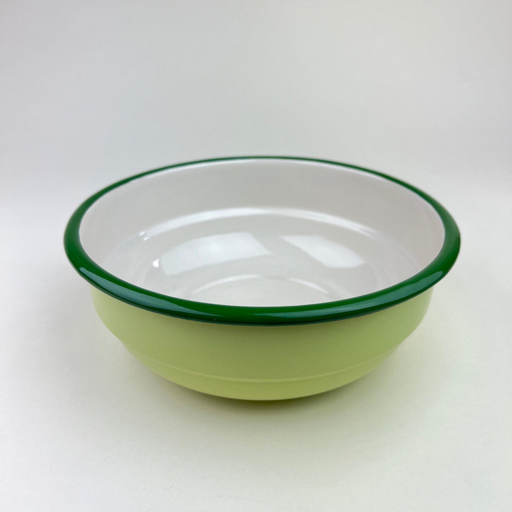 Enamel Serving Bowl - Pastel Green - Community Cutlery