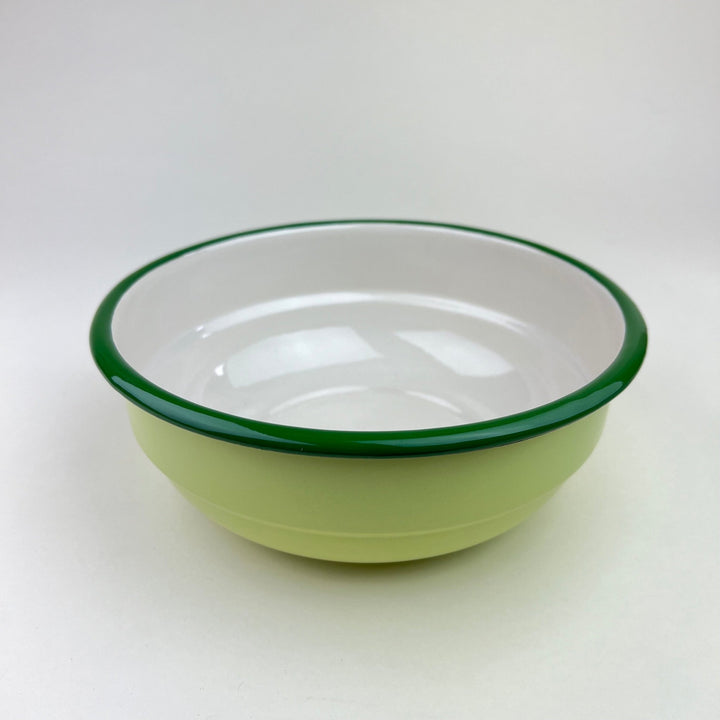 Enamel Serving Bowl - Pastel Green - Community Cutlery