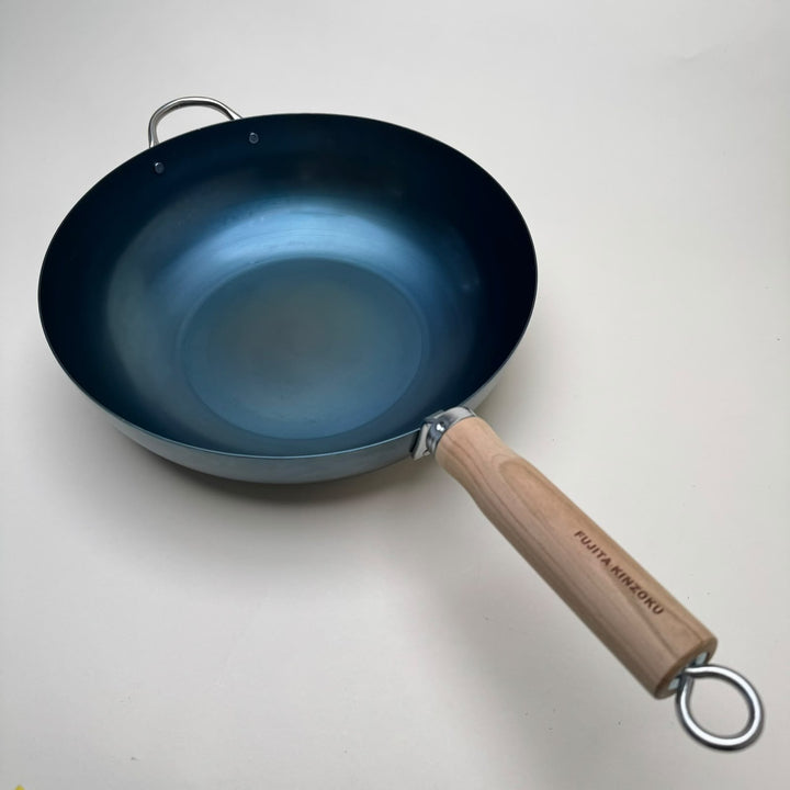 Fujita Kinzoku Sakura Wok 30cm-pan-Community Cutlery