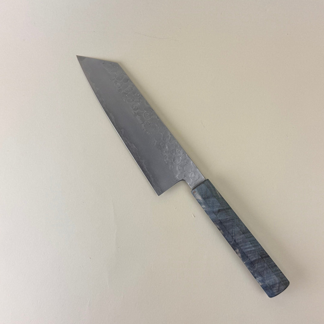 Hado Shiosai Bunka Blue Stabilised Wood Handle 180mm - Community Cutlery