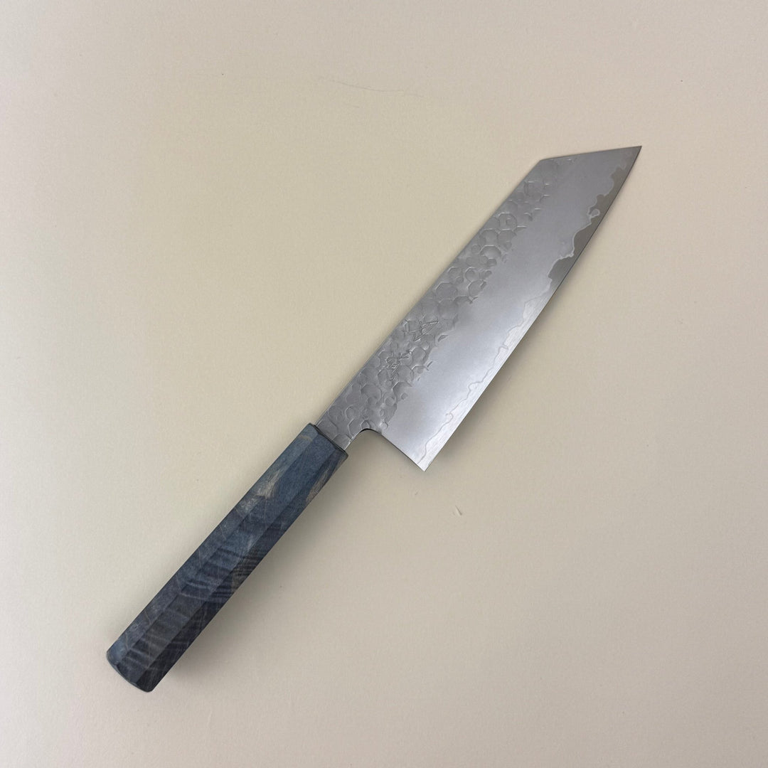 Hado Shiosai Bunka Blue Stabilised Wood Handle 180mm - Community Cutlery