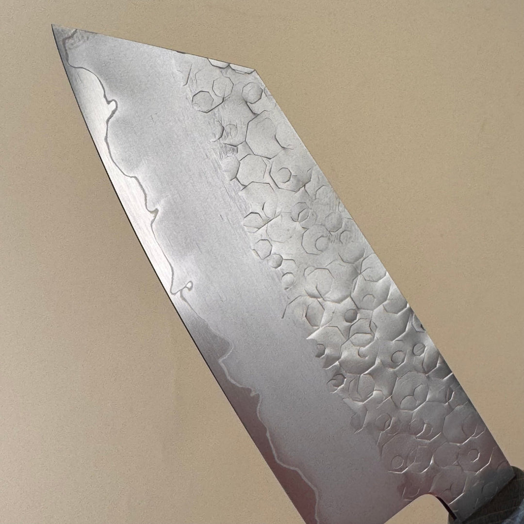 Hado Shiosai Ko Bunka Blue Stabilised Wood Handle 135mm - Community Cutlery