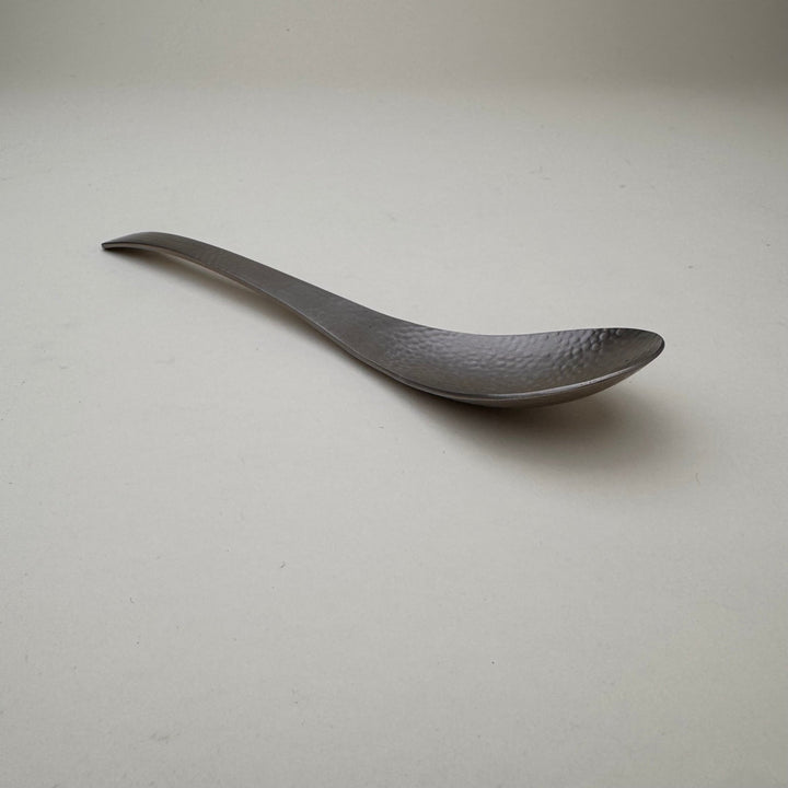 Hammered Stainless Steel Ramen Spoon - Community Cutlery