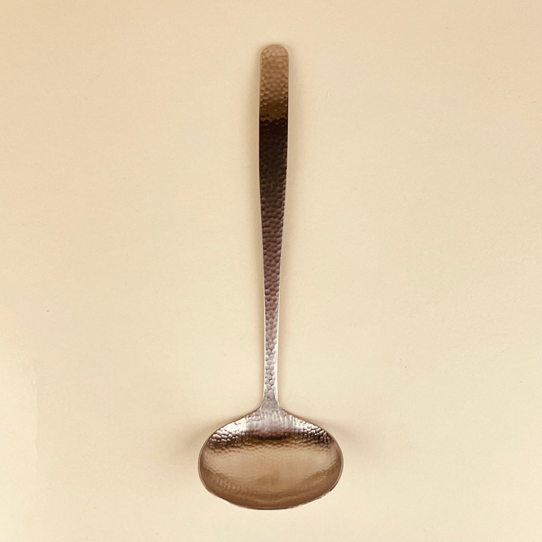 Hammered Stainless Steel Spoon/Ladle - Community Cutlery