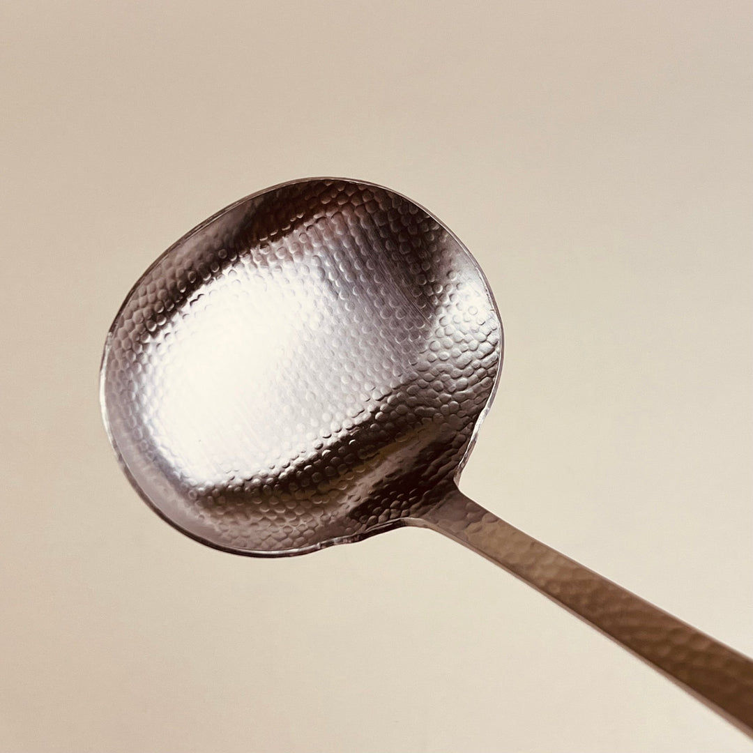 Hammered Stainless Steel Spoon/Ladle - Community Cutlery