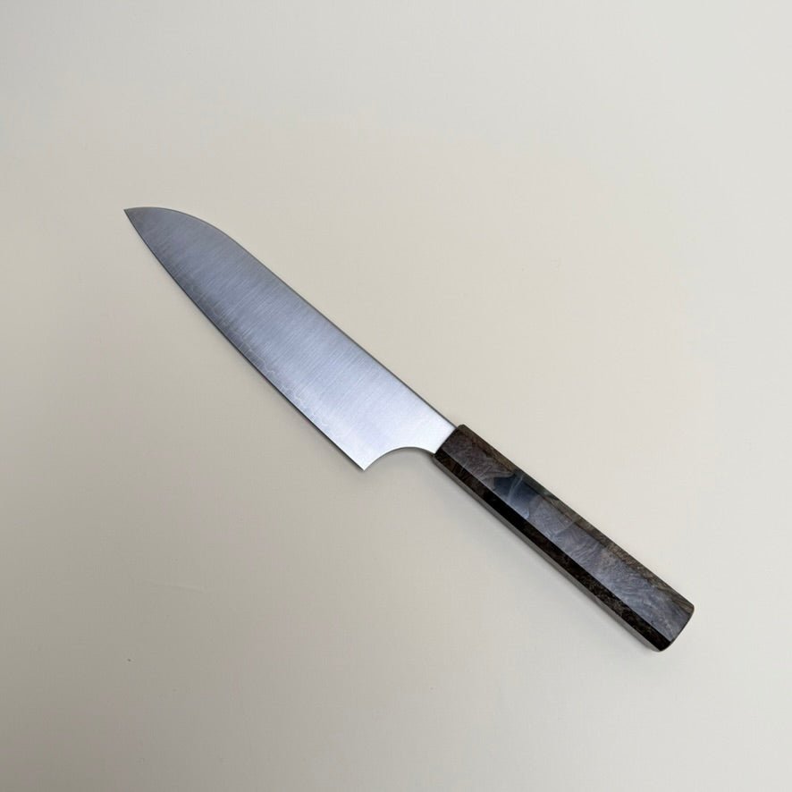 Hatsukokoro Hayabusa Aogami Super Santoku Knife 180mm-knife-Community Cutlery