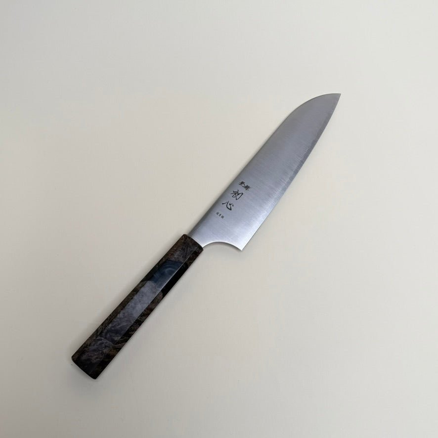 Hatsukokoro Hayabusa Aogami Super Santoku Knife 180mm-knife-Community Cutlery