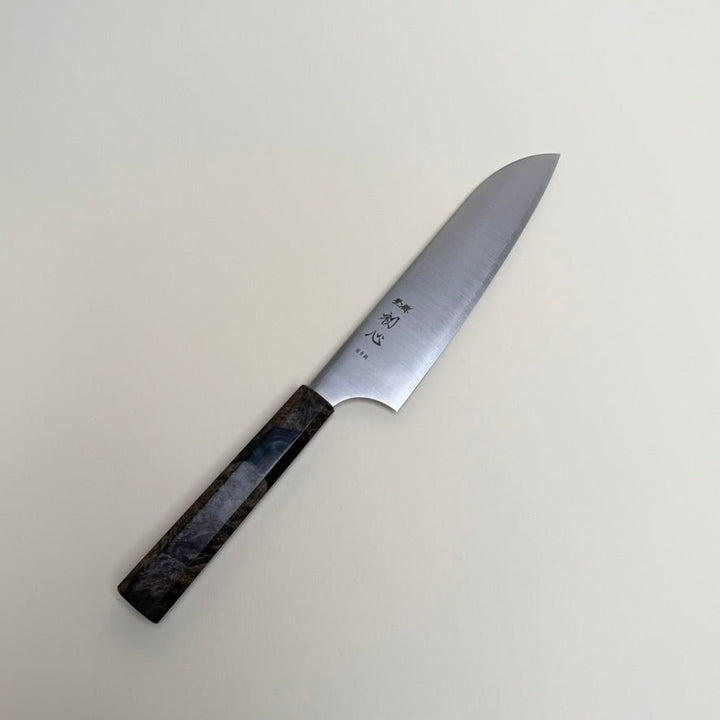 Hatsukokoro Hayabusa Aogami Super Santoku Knife 180mm-knife-Community Cutlery