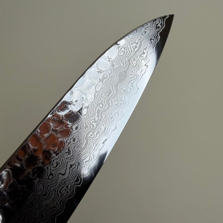 Hatsukokoro Hayabusa VG10 Damascus Tsuchime Gyuto Knife 210mm-knife-Community Cutlery