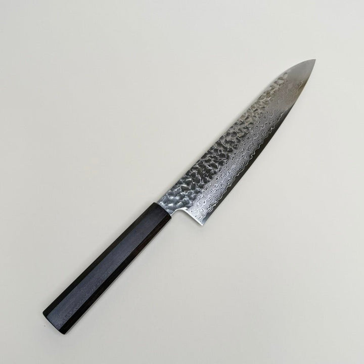 Hatsukokoro Hayabusa VG10 Damascus Tsuchime Gyuto Knife 210mm-knife-Community Cutlery