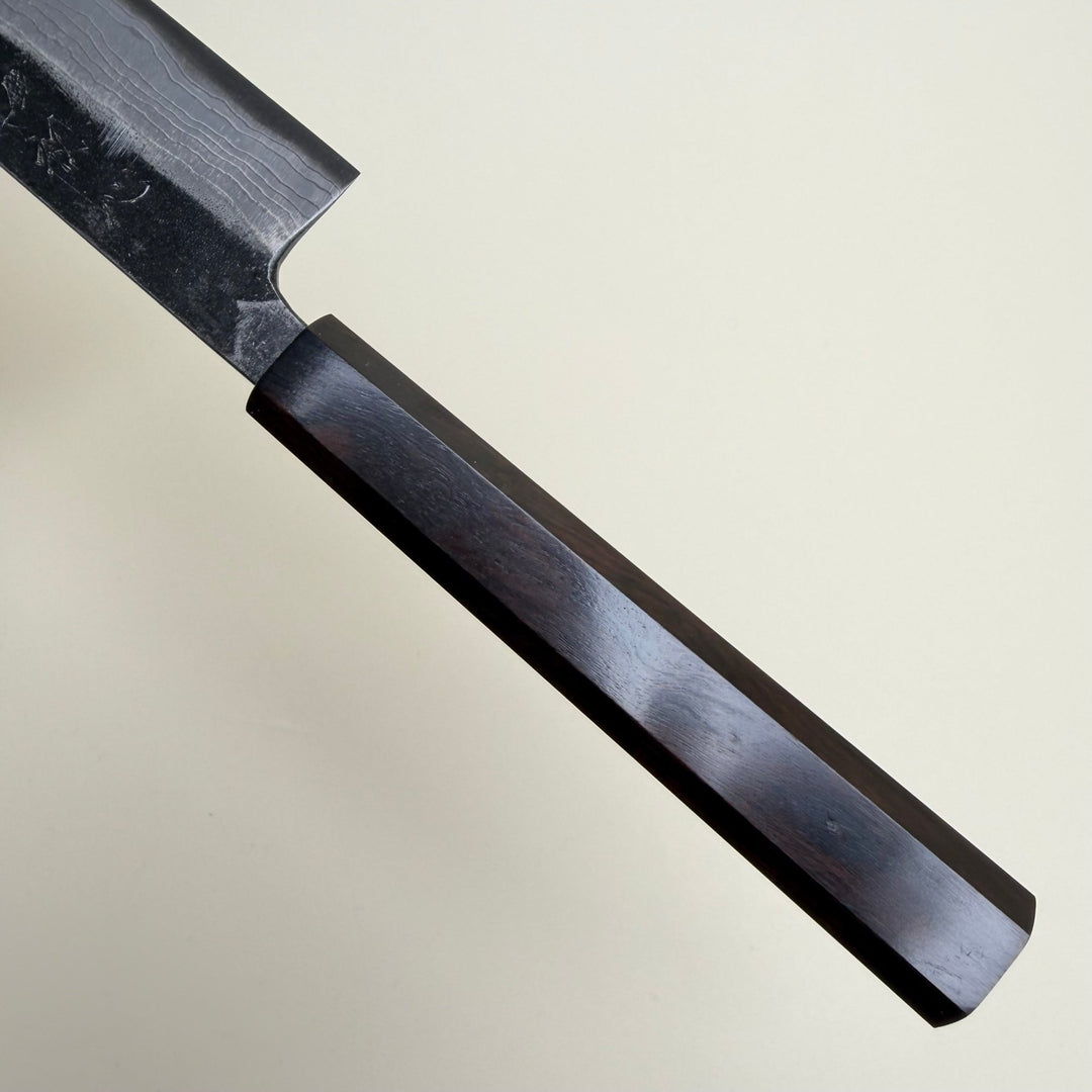 Hatsukokoro Kumokage Kurouchi Damascus Sujihiki Knife 250mm-knife-Community Cutlery