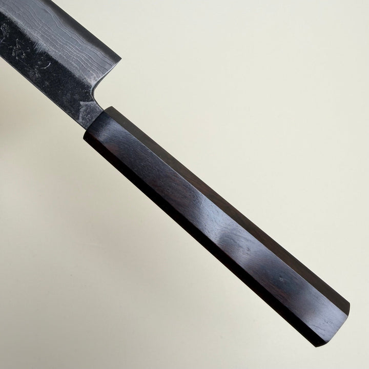 Hatsukokoro Kumokage Kurouchi Damascus Sujihiki Knife 250mm-knife-Community Cutlery