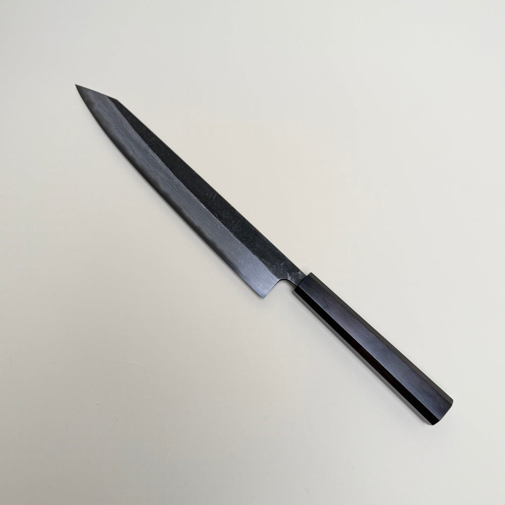 Hatsukokoro Kumokage Kurouchi Damascus Sujihiki Knife 250mm-knife-Community Cutlery