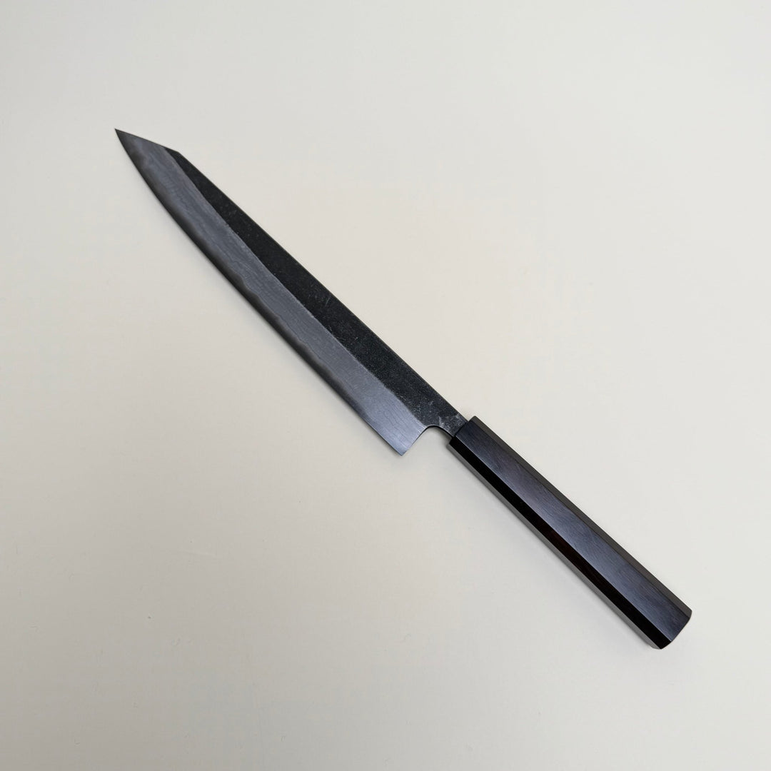 Hatsukokoro Kumokage Kurouchi Damascus Sujihiki Knife 250mm-knife-Community Cutlery