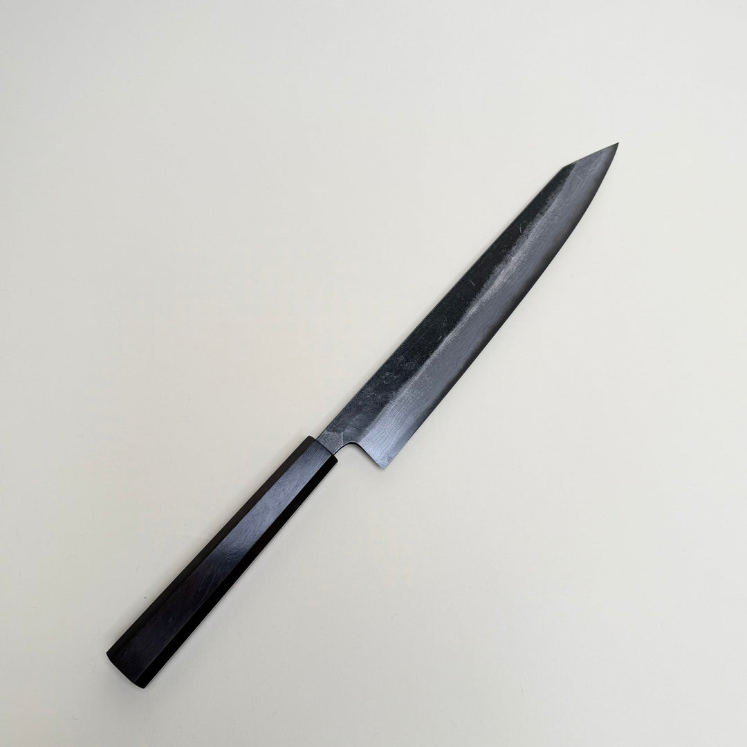 Hatsukokoro Kumokage Kurouchi Damascus Sujihiki Knife 250mm-knife-Community Cutlery