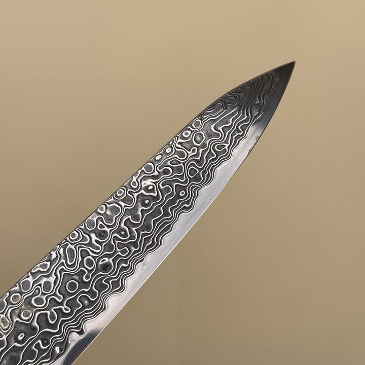 Hatsukokoro Ryuhyo SG2 Petty Knife 150mm Kurozome Damascus-knife-Community Cutlery