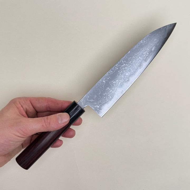 Kajiwara Blue 2 Gyuto 180mm Damascus - Community Cutlery