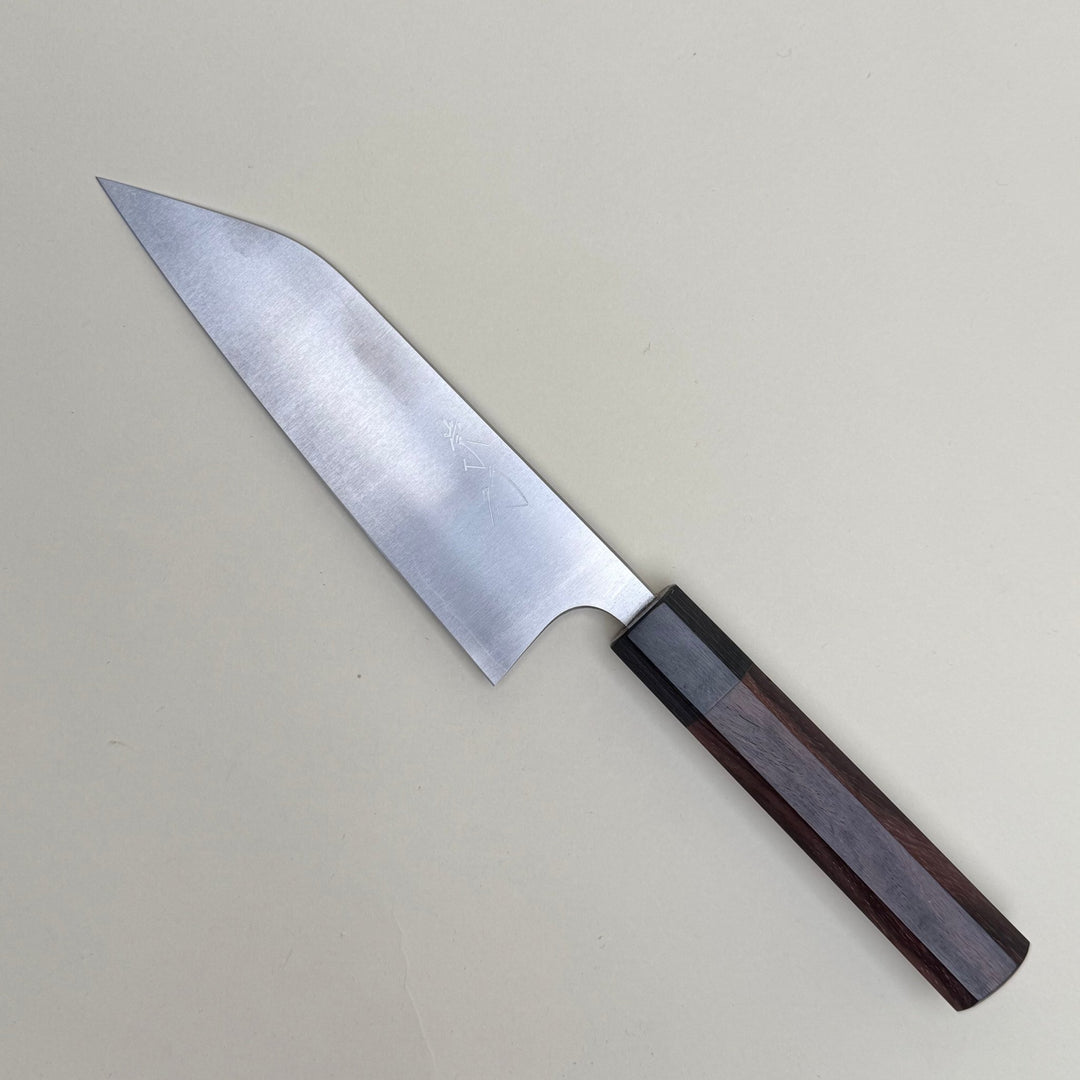 Kotetsu Chromax 165mm Santoku Rosewood Handle - Community Cutlery