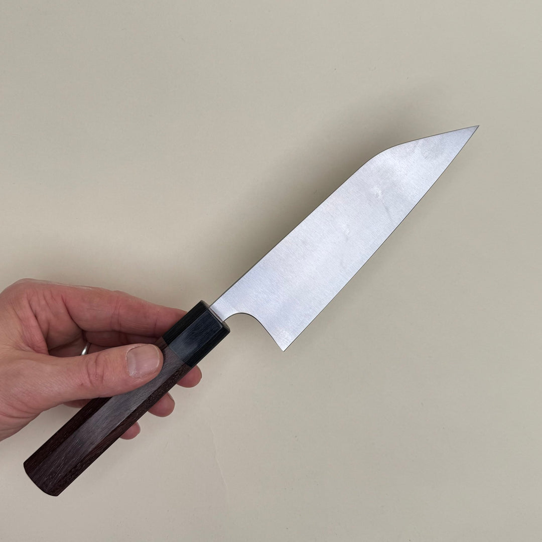 Kotetsu Chromax 165mm Santoku Rosewood Handle - Community Cutlery