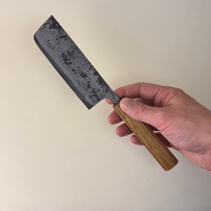 Kurouchi Ko Nakiri 120mm Blue 2 - Community Cutlery