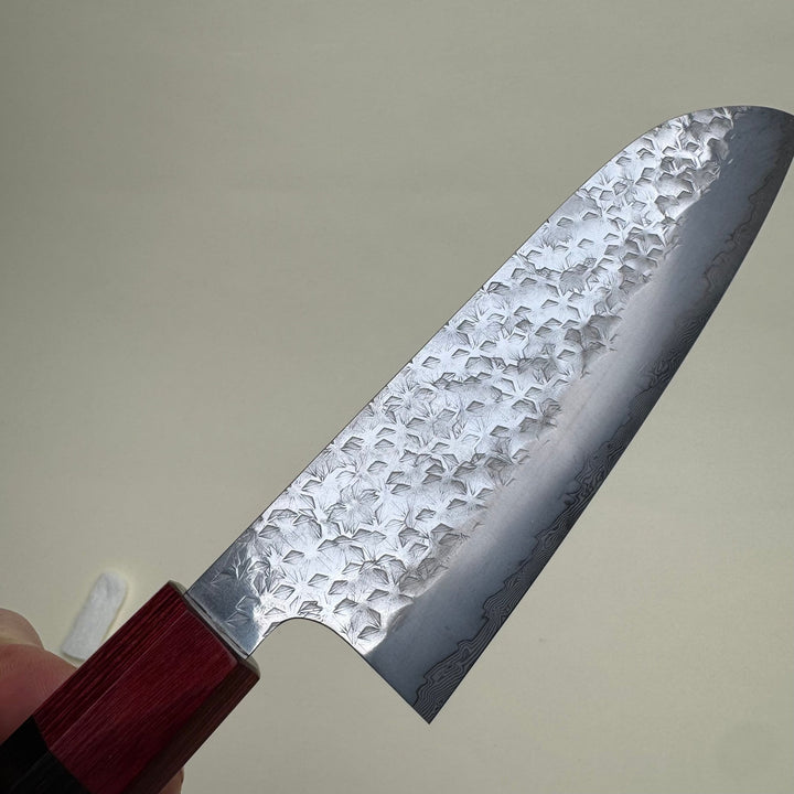 Makoto Kurosaki Kaen Coreless VG10/VG2 Santoku 170mm - Community Cutlery