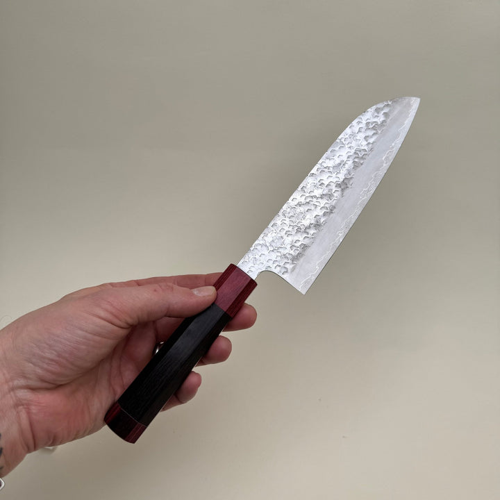 Makoto Kurosaki Kaen Coreless VG10/VG2 Santoku 170mm - Community Cutlery