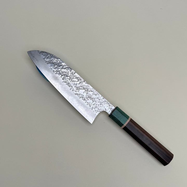 Makoto Kurosaki Samidorizuki SGSTRIX Santoku Knife 165mm Tsuchime - Community Cutlery