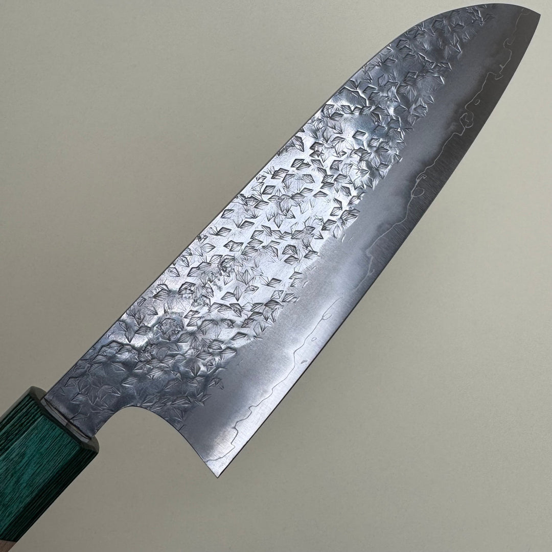 Makoto Kurosaki Samidorizuki SGSTRIX Santoku Knife 165mm Tsuchime - Community Cutlery