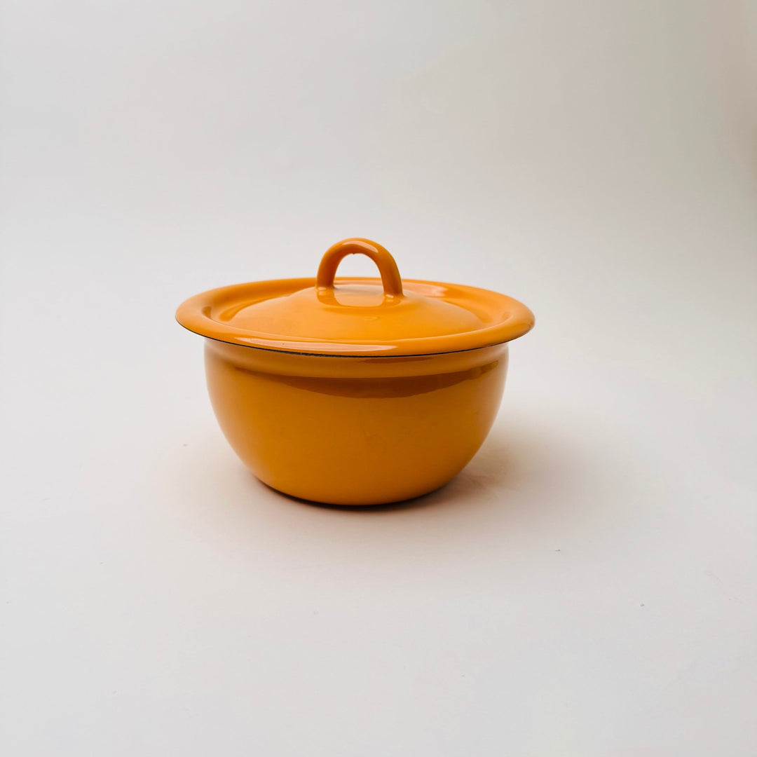Medium Enamel Bowl with lid - Community Cutlery