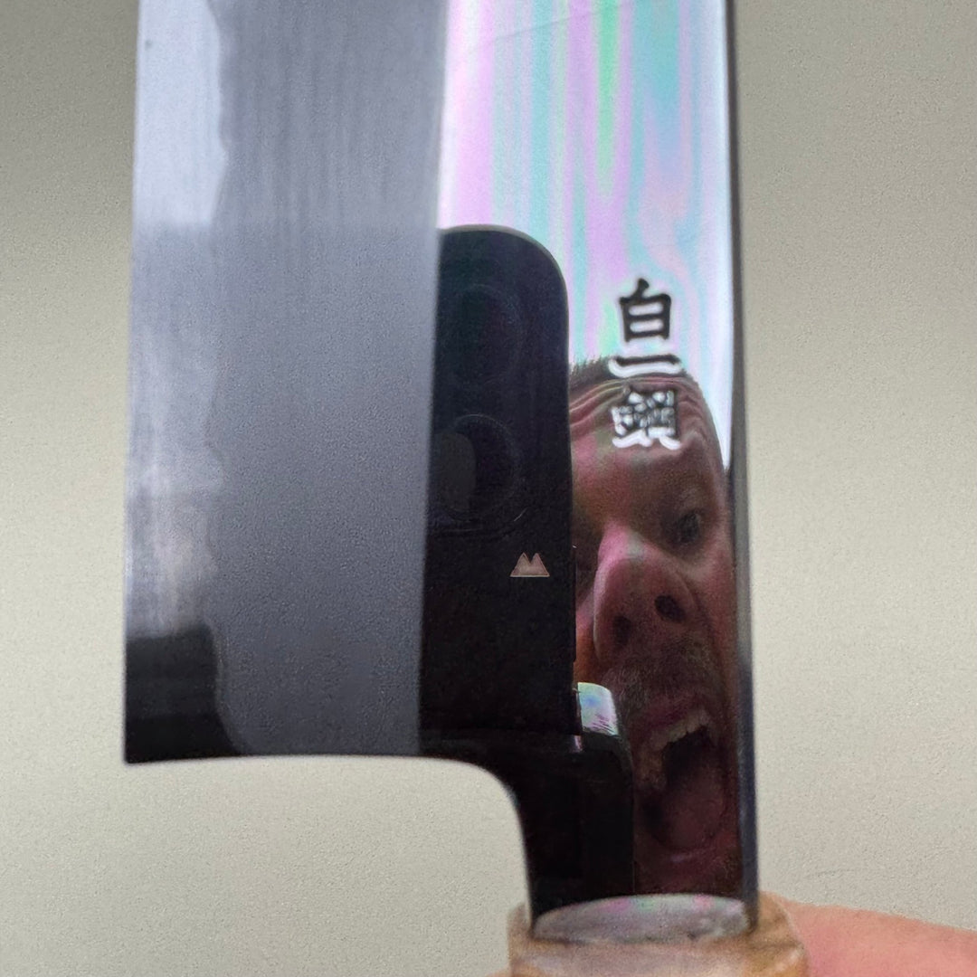 Nakagawa White 1 Gyuto 210mm Mirror Polish with Saya - Community Cutlery