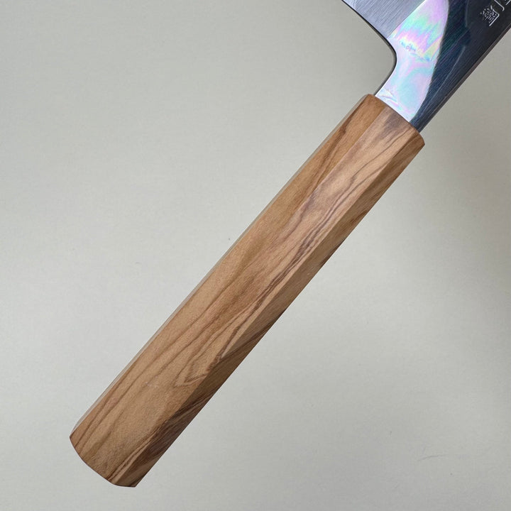 Nakagawa White 1 Gyuto 210mm Mirror Polish with Saya - Community Cutlery