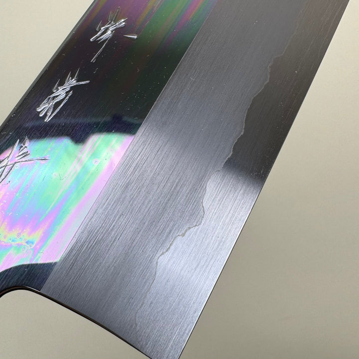 Nakagawa White 1 Nakiri Knife 180mm Mirror Polish - Community Cutlery