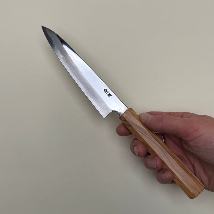 Nakagawa White 1 Petty Knife 150mm Mirror Polish with Saya - Community Cutlery