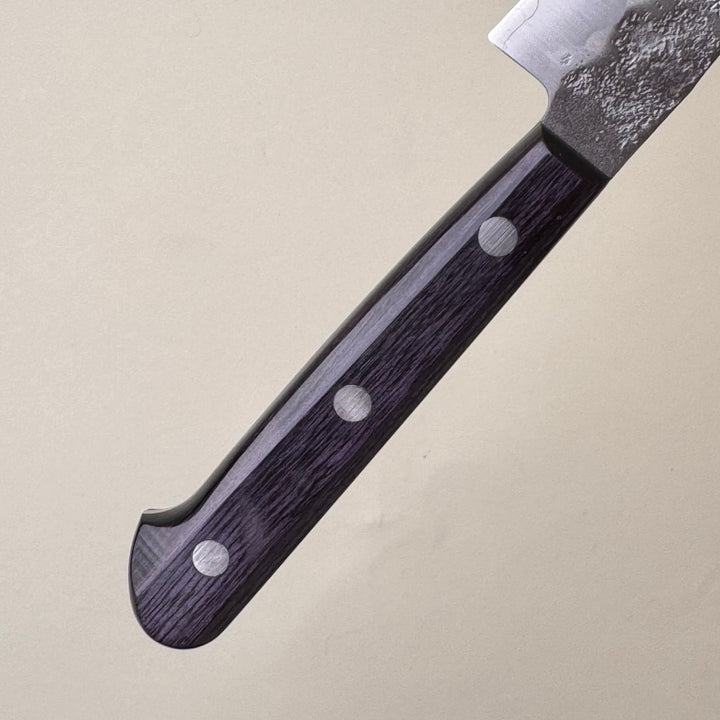 Nashiji Petty 135mm Ginsan Purple Handle - Community Cutlery