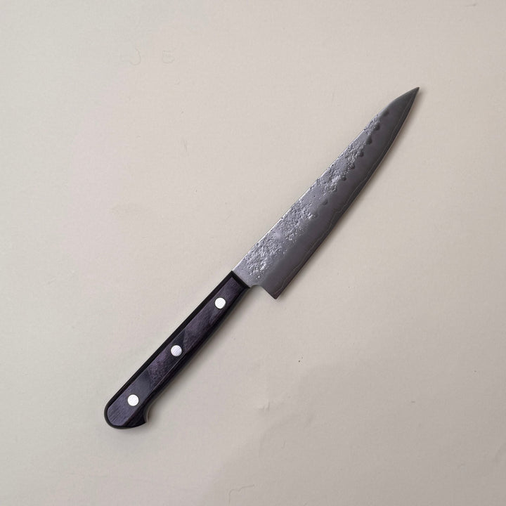 Nashiji Petty 135mm Ginsan Purple Handle - Community Cutlery