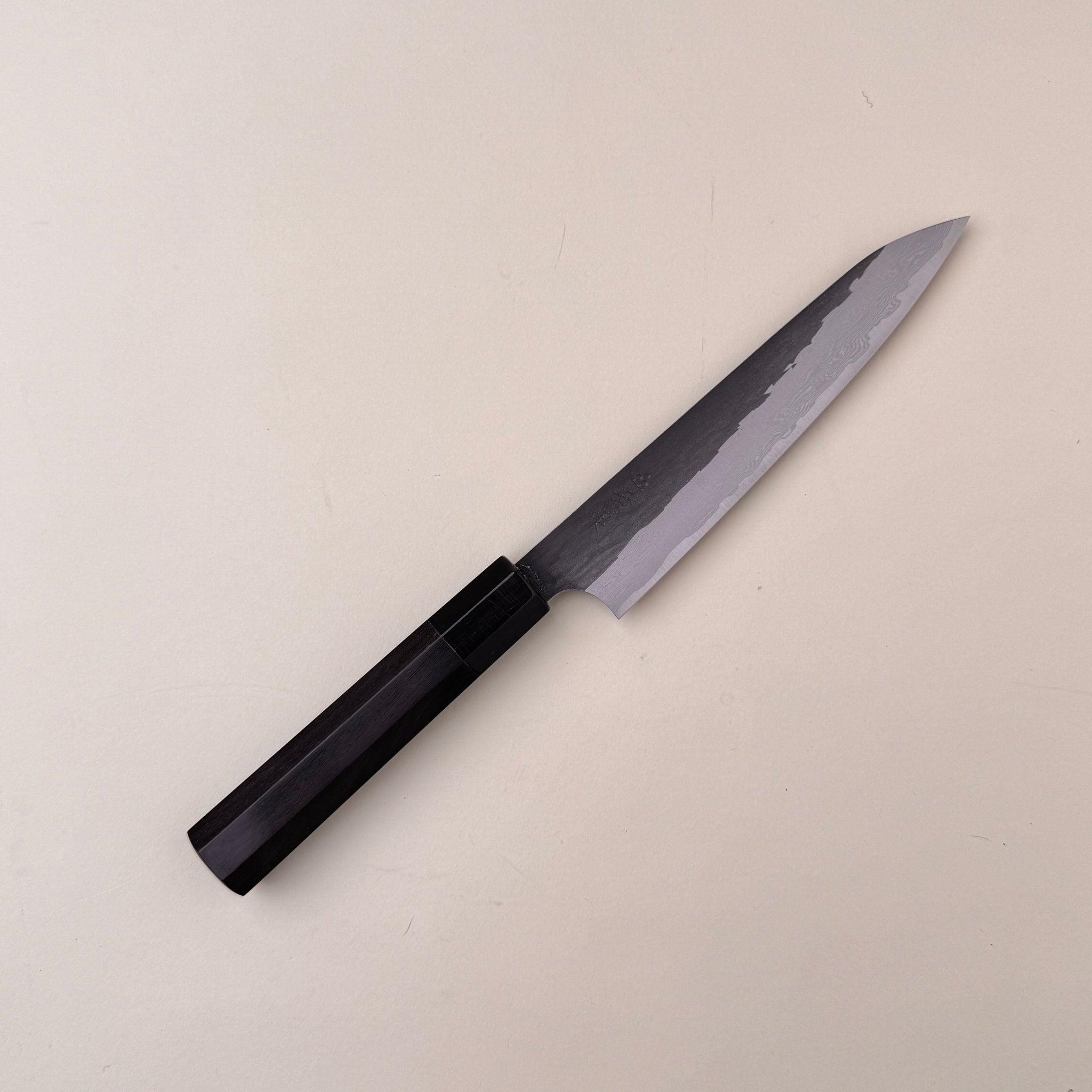 N/OH ノウ INORI SS MIDDLE RICH BLACK Nigara Hamono VG XEOS Petty 150mm Kurouchi - Community Cutlery