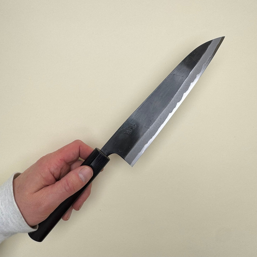 Ohishi Blue 1 kurouchi 210mm Gyuto - Community Cutlery