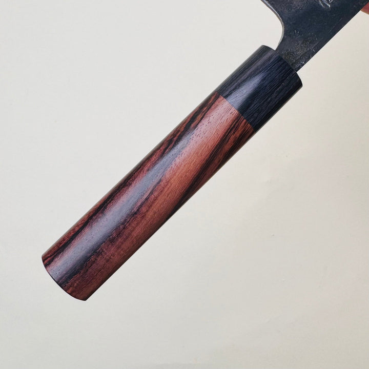Ohishi Blue 1 Kurouchi Santoku 180mm - Community Cutlery
