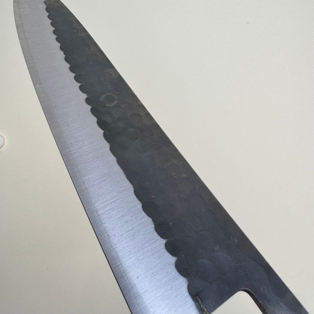 Ohishi Blue 2 Gyuto 210 Kurouchi Tsuchime - Community Cutlery