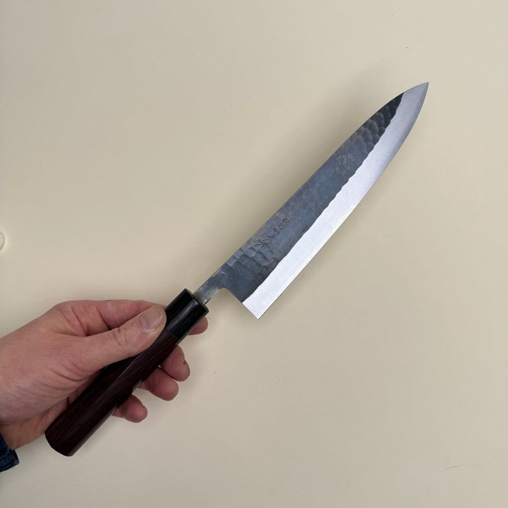 Ohishi Blue 2 Gyuto 210 Kurouchi Tsuchime - Community Cutlery