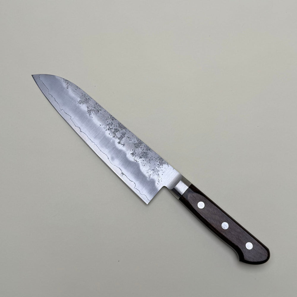Ohishi Ginsan Santoku 180mm Nashiji - Community Cutlery