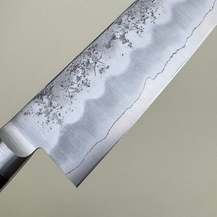 Ohishi Ginsan Santoku 180mm Nashiji - Community Cutlery