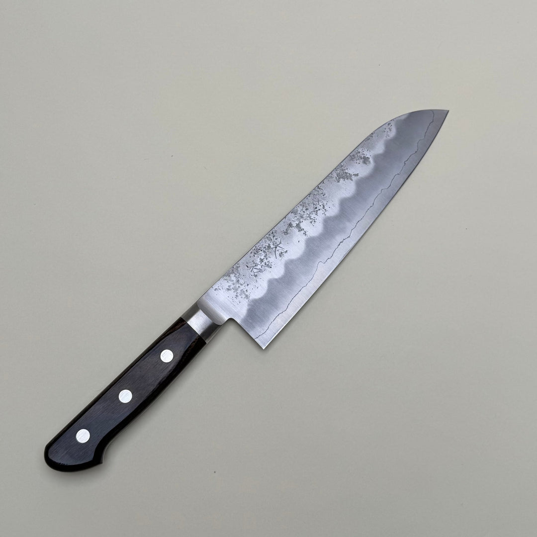Ohishi Ginsan Santoku 180mm Nashiji - Community Cutlery