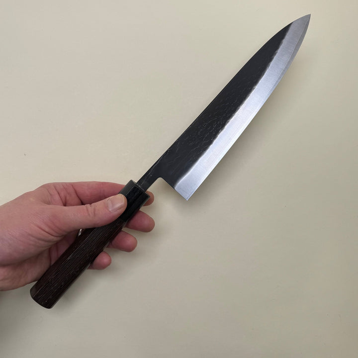 Ohishi SLD Kurouchi Tsuchime Gyuto 210mm - Community Cutlery