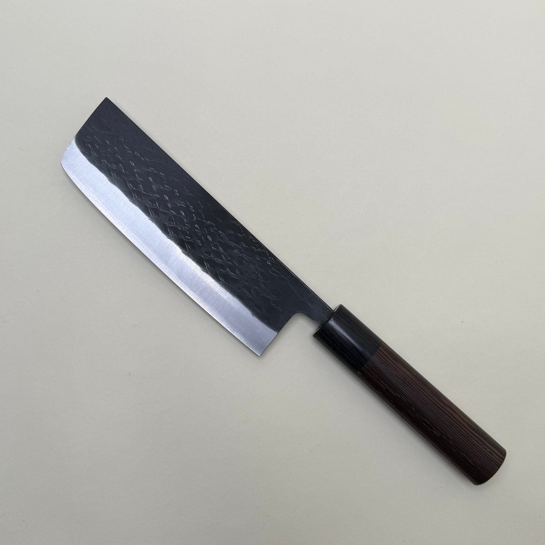 Ohishi SLD Kurouchi Tsuchime Nakiri 165mm - Community Cutlery